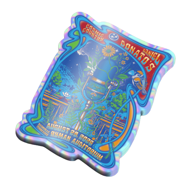 Ryman '26 Night 2 Mini Foil Poster Sticker — Foil